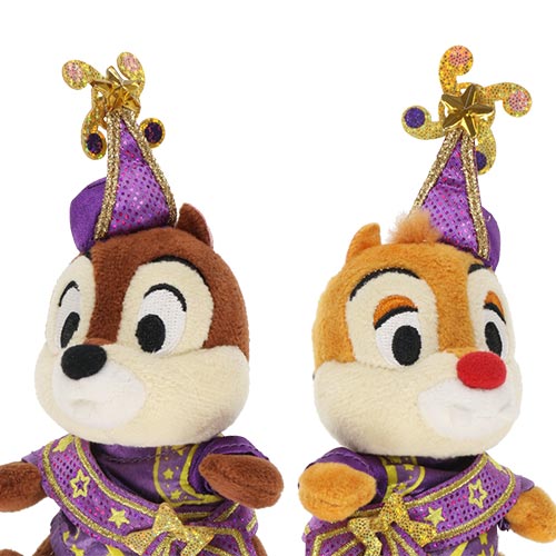 [現貨]東京迪士尼園內 40週年限定 "Dream-Go-Round"系列 Chip and Dale 大鼻與鋼牙 公仔扣針 ( 2隻套裝，不散賣)