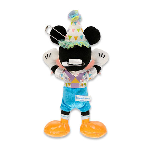 [現貨]東京迪士尼園內 40週年限定 "11.18.2023"系列 Mickey Mouse 米奇老鼠 生日彩帶 22cm公仔 鎖匙扣